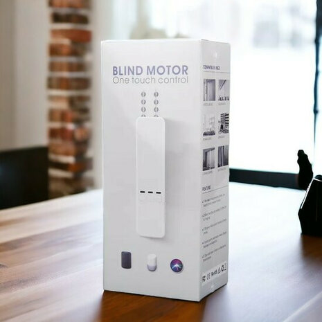 Rolgordijn motor voor 38 millimeter buizen met wifi spraakbediening en 230 volt netstroom