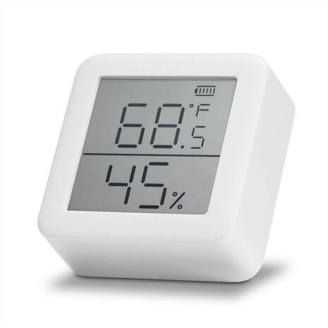 Thermometer en Hygrometer voor gordijnbediening met Bluetooth en magnetische bevestiging binnengebruik