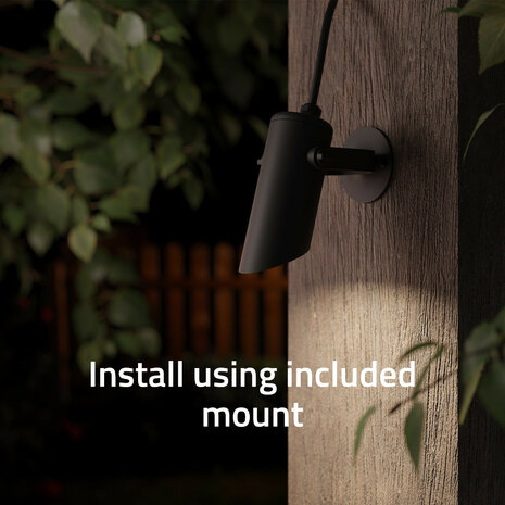 Smart Outdoor Spots voor tuin met Bluetooth Mesh en aparte spot bediening IP65 waterdicht