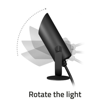 Smart Outdoor Spots voor tuin met Bluetooth Mesh en aparte spot bediening IP65 waterdicht