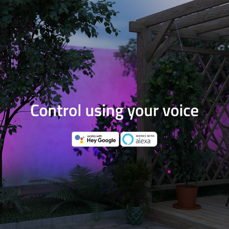Smart Outdoor Spots voor tuin met Bluetooth Mesh en aparte spot bediening IP65 waterdicht