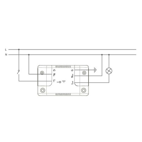 Inline dimmer voor slimme verlichting met Zigbee bediening compatibel met Philips Hue systemen inbouw
