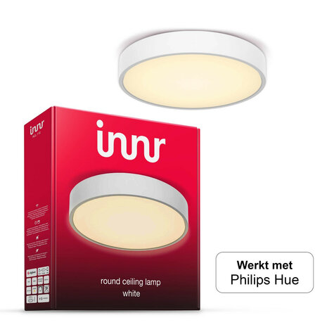 Plafondlamp voor slimme verlichting met Zigbee 3 0 dimfunctie warm wit grote fitting E27