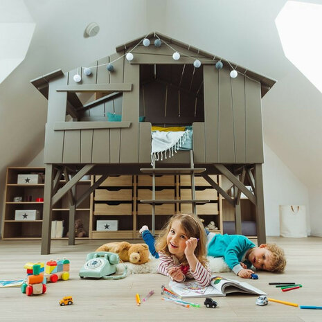 Slimme rookmelder voor woning met wifi verbinding lange batterijduur en sirene set van drie stuks