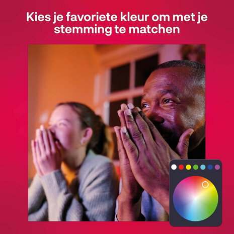 Kleur spot voor binnen met Zigbee 3 en 167 miljoen kleuren compatibel met Philips Hue