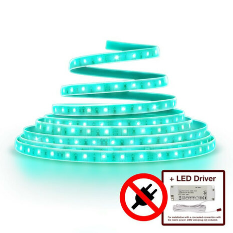 Ledstrip voor binnenverlichting met Zigbee 3 0 en leddriver voeding kleur en wit licht
