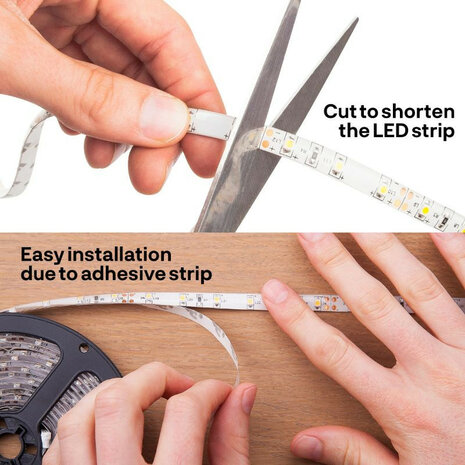 Ledstrip voor binnenverlichting met Zigbee 3 0 en leddriver voeding kleur en wit licht