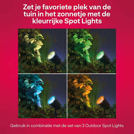 Buitenspot uitbreiding voor Innr OSL 132 C systeem met laagspanning en Zigbee communicatie