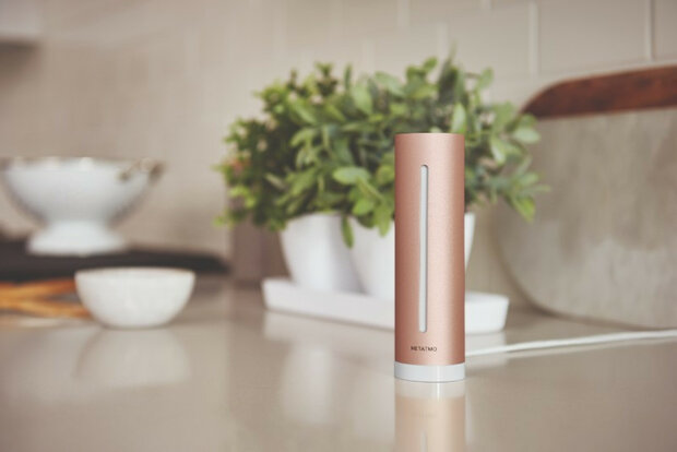 Sensor voor binnenklimaat binnengebruik met WiFi app bediening meet CO2 temperatuur vochtigheid geluid