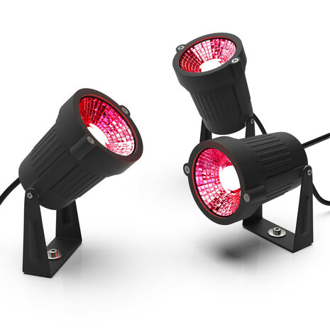 Buitenspots voor tuin met Zigbee 3 0 systeem en kleurverlichting