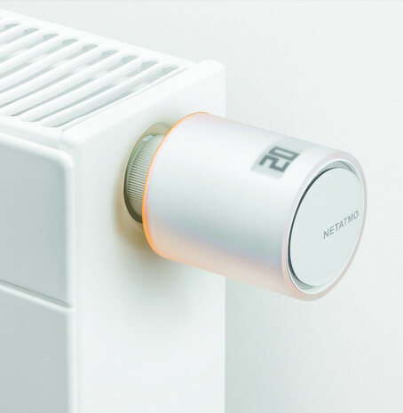 Radiatorknop voor zoneverwarming met opentherm en open raam detectie met AA batterijbediening