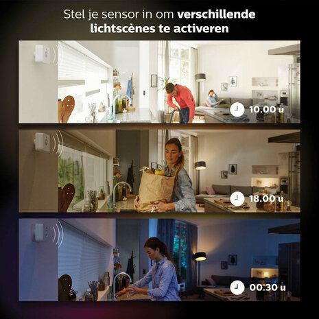 Bewegingssensor voor slimme verlichting met Zigbee 3 0 draadloze communicatie en daglichtsensor