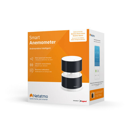 Windmeter voor Netatmo Slim Weerstation met windbereik tot 160 KM per uur