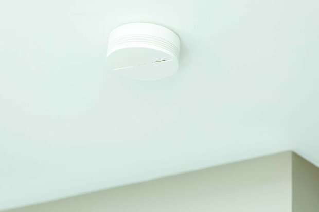 Slimme rookmelder voor woningbeveiliging met lange batterijduur van tien jaar