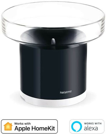 Regenmeter voor tuin met automatische regenmeting in millimeter per uur en app integratie