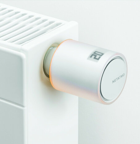 Radiatorknoppen voor woningverwarming met intelligente regeling en app bediening set van drie