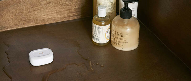 Water lekkage sensor voor SmartThings met Zigbee communicatie en temperatuurmeting