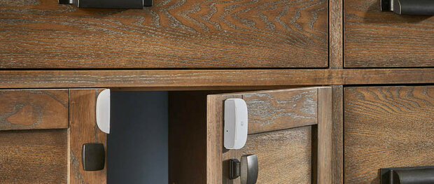 Sensor voor deuren en ramen met Zigbee 3 0 en SmartThings integratie detectie open dicht snelheid en trillingen