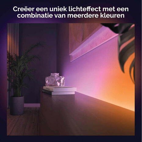 Extensie ledstrip voor Philips Hue Gradient systeem met meerdere kleuren en 1 meter lengte