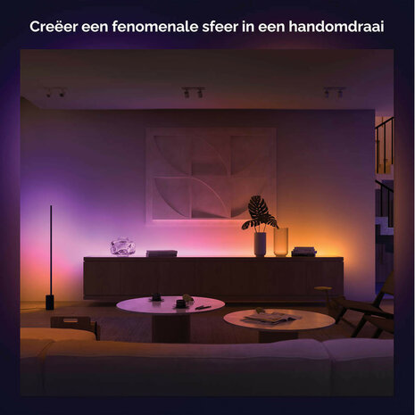 Extensie ledstrip voor Philips Hue Gradient systeem met meerdere kleuren en 1 meter lengte