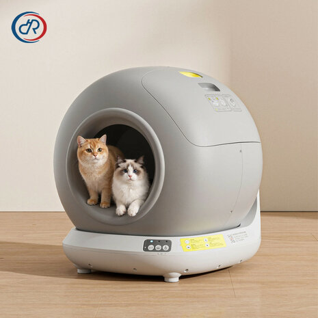 Automatische kattenbak voor APP besturing met verbeterde veiligheidsbescherming