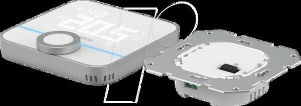 Kamerthermostaat voor binnengebruik met bedrade regeling 230 volt app bediening IP21 wit Zigbee