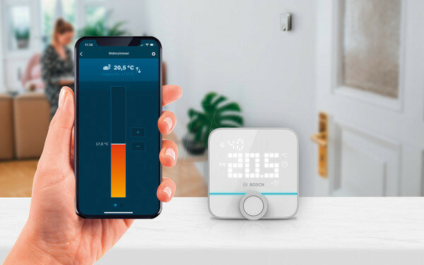 Kamerthermostaat voor binnengebruik met bedrade regeling 230 volt app bediening IP21 wit Zigbee