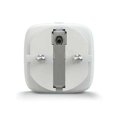 Slimme tussenstekker voor smart home systeem met app bediening en Hue compatibiliteit wit 2 pack