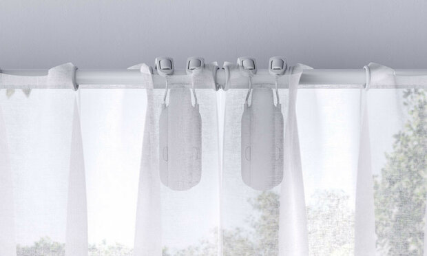 Switchbot gordijnmotor voor roede gordijnrails met Bluetooth fluisterstil tot 15 kilo