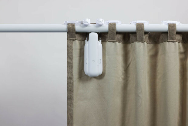 Switchbot gordijnmotor voor roede gordijnrails met Bluetooth fluisterstil tot 15 kilo