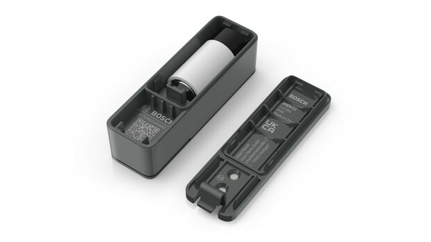 Deur raam contact sensor voor Bosch Smart Home systeem met pauzeknop en Zigbee communicatie