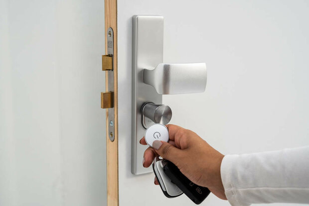 Sleutelhanger voor Bold Smart Lock bediening met Bluetooth 5 en eenvoudige installatie set van vier