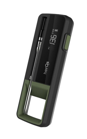 Thermometer voor BBQ en grillen met Bluetooth app bediening en temperatuurbereik tot 500 graden