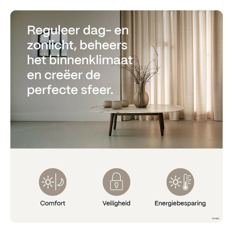 Gordijnmotor voor automatische bediening met 360 centimeter rail en ge&iuml;ntegreerde oplaadbare batterij