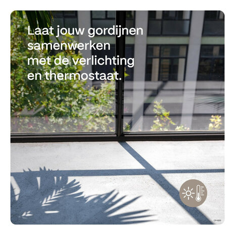 Gordijnmotor voor automatische bediening met 360 centimeter rail en ge&iuml;ntegreerde oplaadbare batterij