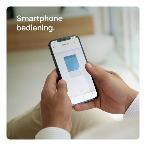 Rolgordijnmotor voor retrofit montage met Bluetooth bediening en app integratie