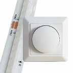 Led dimmer inbouw voor 2 circuits met 0 tot 100 watt vermogen per circuit