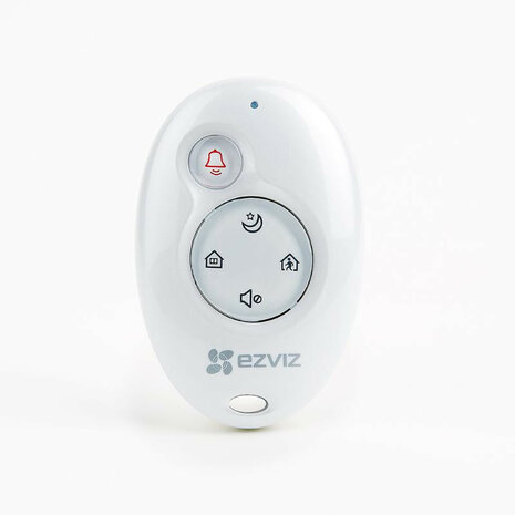 Afstandsbediening voor alarmsysteem met noodknop en compact ontwerp