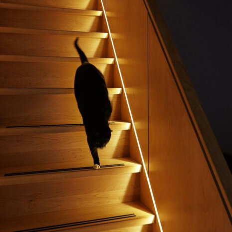 Flexibele ledstrip voor slimme verlichting met app bediening afknipbaar kleur instelbaar binnengebruik smart home