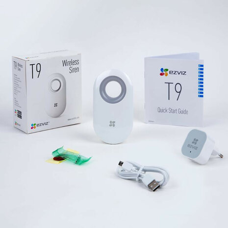 Sirene voor alarmsysteem huis en kantoor met geluidssterkte 85 decibel en app melding