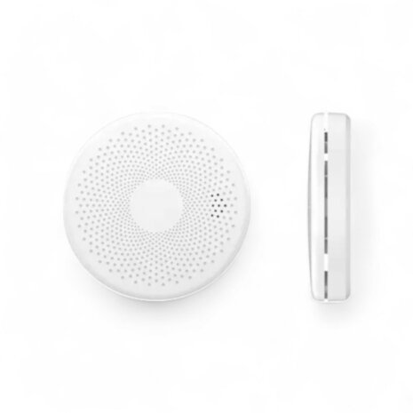 Combimelder rook &amp; koolmonoxide met WiFi 2.4 GHz en Tuya-app, 85 dB, wit