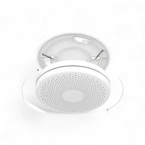 Combimelder rook &amp; koolmonoxide met WiFi 2.4 GHz en Tuya-app, 85 dB, wit