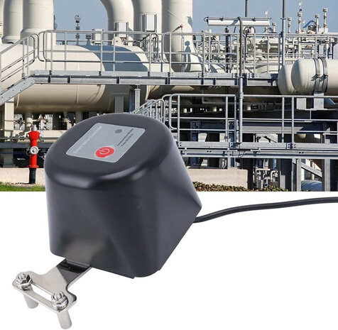 Waterklep met WiFi en app-bediening, DC 12V adapter inbegrepen, zwart