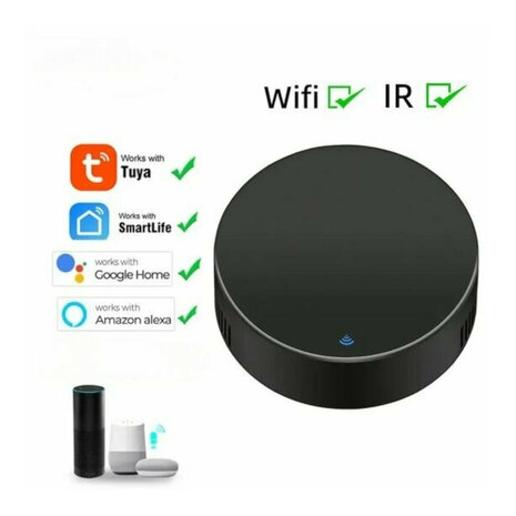 Universele IR-afstandsbediening, wit, WiFi 2.4GHz, app-bediening, zelflerende functie