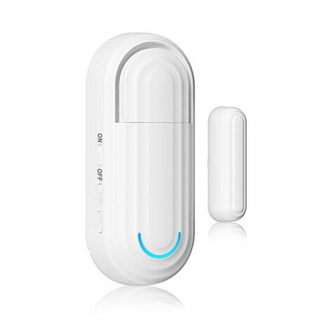 Deur- en raamsensor met WiFi en magnetische detectie, Wit