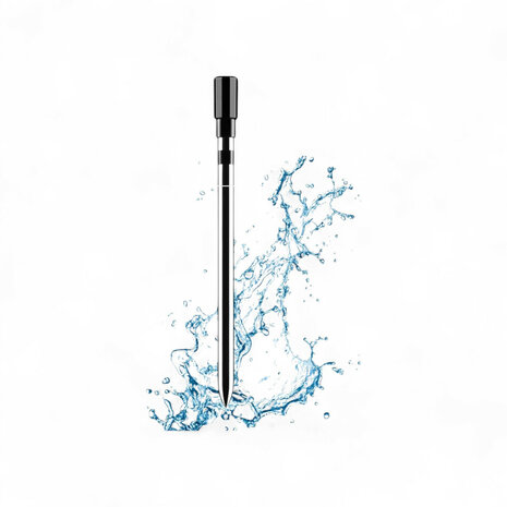 Draadloze BBQ vleesthermometer Bluetooth met 150 m bereik en LCD-display grijs