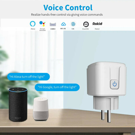 3-PACK | Slimme Stekkers 16A | WiFi en Bluetooth | Energiemeter | Werkt met app