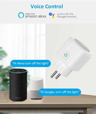 3-PACK | Slimme Stekkers 16A | WiFi en Bluetooth | Energiemeter | Werkt met app