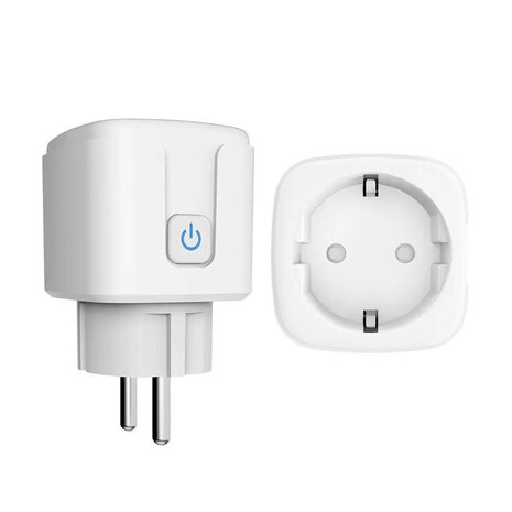 3-PACK | Slimme Stekkers 16A | WiFi en Bluetooth | Energiemeter | Werkt met app