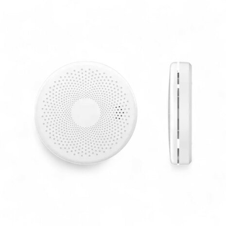 Rookmelderset en koolmonoxidemelder met WiFi en Tuya Smart Life (Wit)